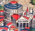 Das Pantheon in Hartmann Schedels Liber Chronicarum (Nürnberg, 1493) 